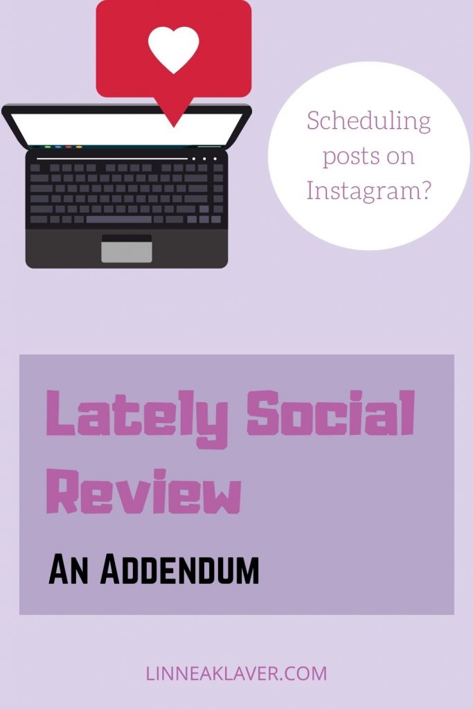 Pinterest Pin for Lately Social Review: An Addendum