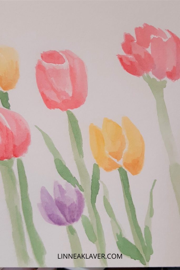 Why It's Important to Leave Your Comfort Zone - Watercolour Tulips