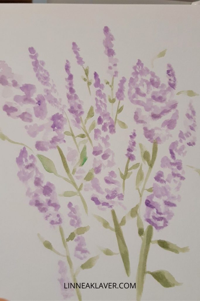 Why It's Important to Leave Your Comfort Zone - Watercolour Lavender